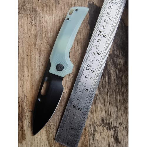 Pterosaur G10 Folding Knife with White Handle
