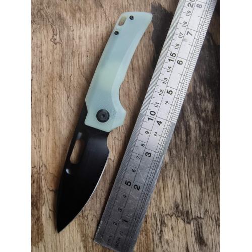 Pterosaur G10 Folding Knife with White Handle