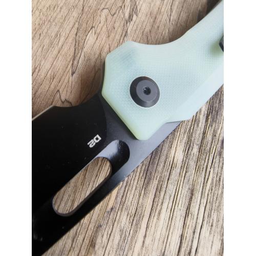 Pterosaur G10 Folding Knife with White Handle