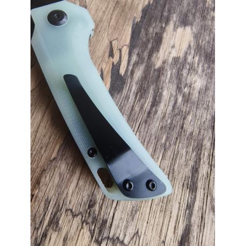 Pterosaur G10 Folding Knife with White Handle