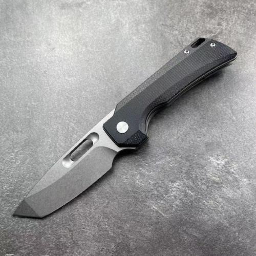 JJ102-B Linen Handle Folding Knife (T-Head)