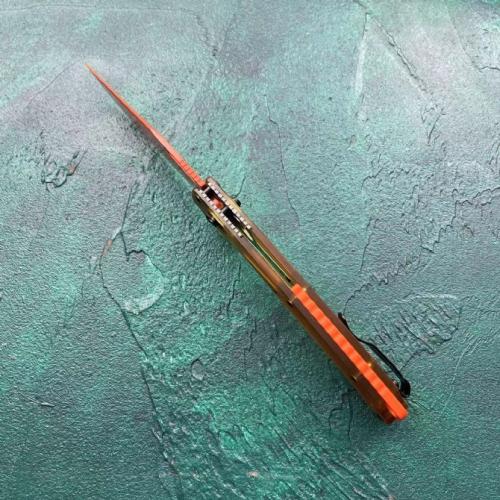 Butterfly 15535 Folding Knife with PEI Handle and Orange Blade