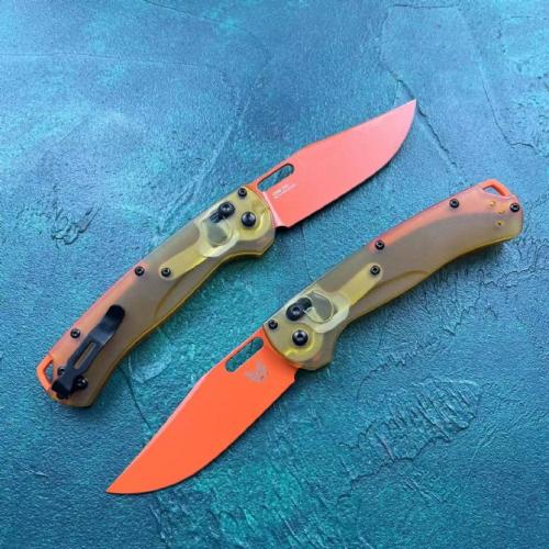 Butterfly 15535 Folding Knife with PEI Handle and Orange Blade