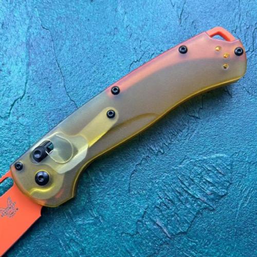 Butterfly 15535 Folding Knife with PEI Handle and Orange Blade
