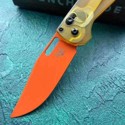 Butterfly 15535 Folding Knife with PEI Handle and Orange Blade