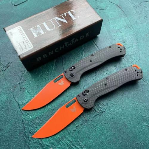 Butterfly 15535 with a Carbon Fiber Handle and Orange Blade