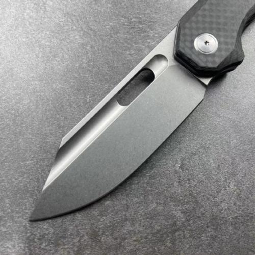 JJ168 Pterosaur Folding Knife with Carbon Fiber Handle (Model A)