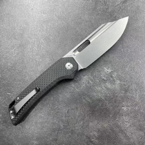 JJ168 Pterosaur Folding Knife with Carbon Fiber Handle (Model A)