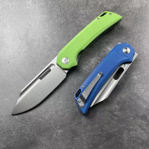 JJ168 Pterosaur Linen Handle Folding Knife
