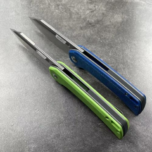 JJ168 Pterosaur Linen Handle Folding Knife