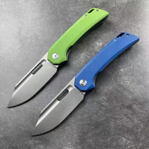 JJ168 Pterosaur Linen Handle Folding Knife