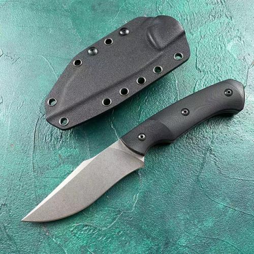BK-003 Fixed Blade Knife with Black Handle