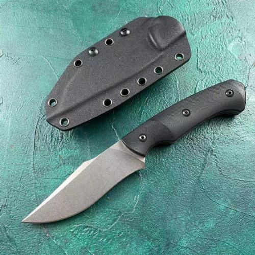 BK-003 Fixed Blade Knife with Black Handle