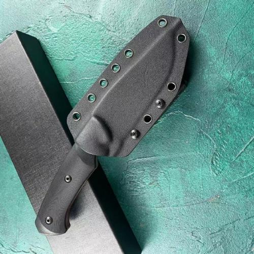 BK-003 Fixed Blade Knife with Black Handle