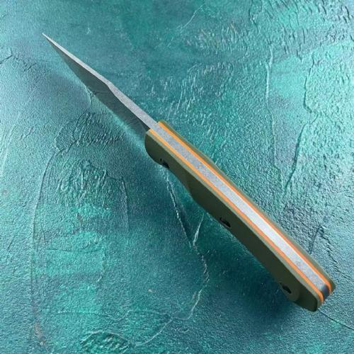 BK-003 Fixed Blade Knife with Green Handle
