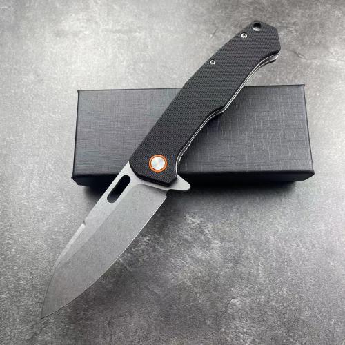 JJ183 Black Peak G10 Folding Knife: Precision Meets Durability