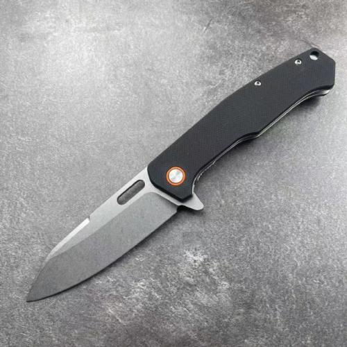 JJ183 Black Peak G10 Folding Knife: Precision Meets Durability