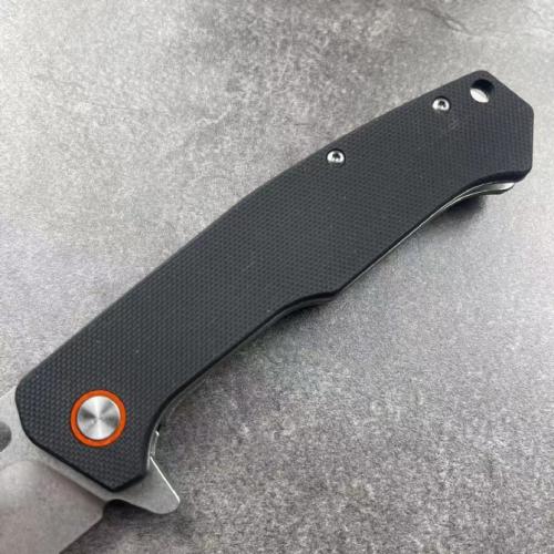 JJ183 Black Peak G10 Folding Knife: Precision Meets Durability