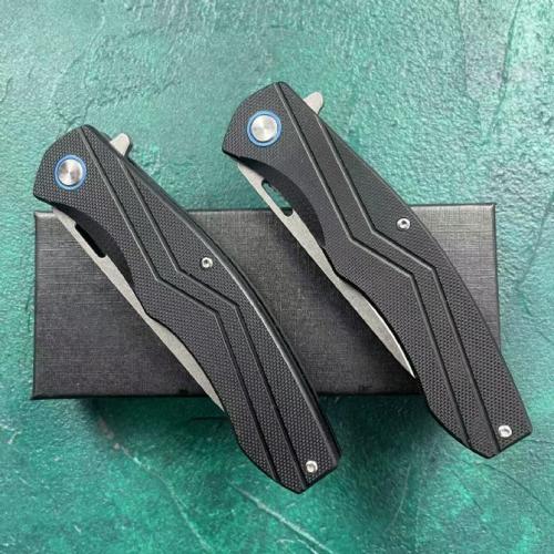 JJ051 Black Flag Gen 2 G10 Folding Knife