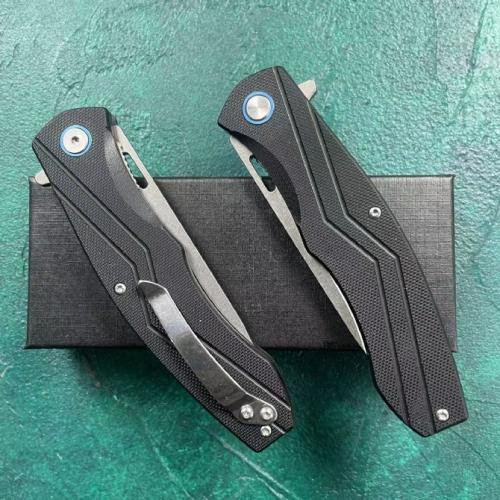 JJ051 Black Flag Gen 2 G10 Folding Knife