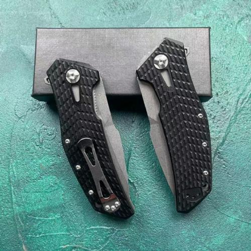 JJ066 Folding Knife with Black G10 Handle