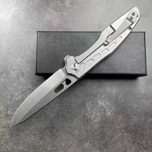 HY010 Black Snake Folding Knife with G10 Handle and Steel Blade