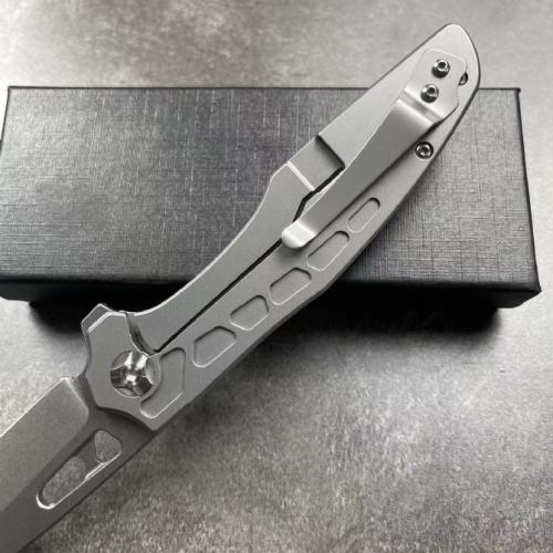 HY010 Black Snake Folding Knife with G10 Handle and Steel Blade