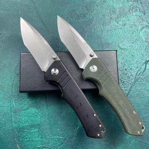 JJ155 Triple Blade Folding Knife with a 90 Linen Handle