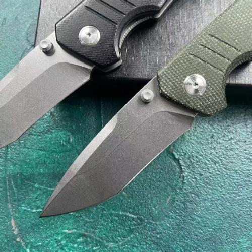 JJ155 Triple Blade Folding Knife with a 90 Linen Handle