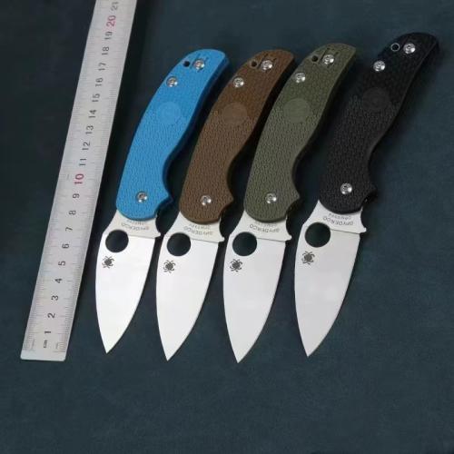 Spyderco C123 Folding Knife with Fiberglass Handle (Available in 4 Styles)