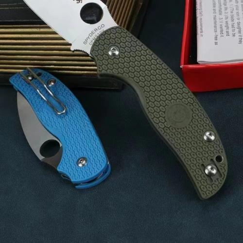Spyderco C123 Folding Knife with Fiberglass Handle (Available in 4 Styles)
