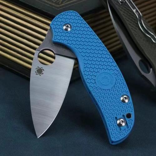 Spyderco C123 Folding Knife with Fiberglass Handle (Available in 4 Styles)