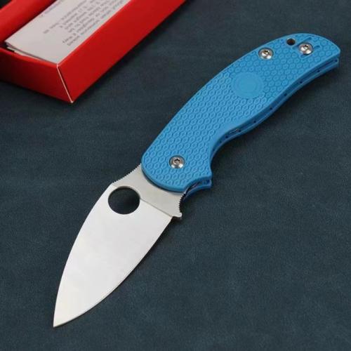 Spyderco C123 Folding Knife with Fiberglass Handle (Available in 4 Styles)