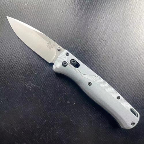 Butterfly 535 Folding Knife with Gray Aluminum Handle