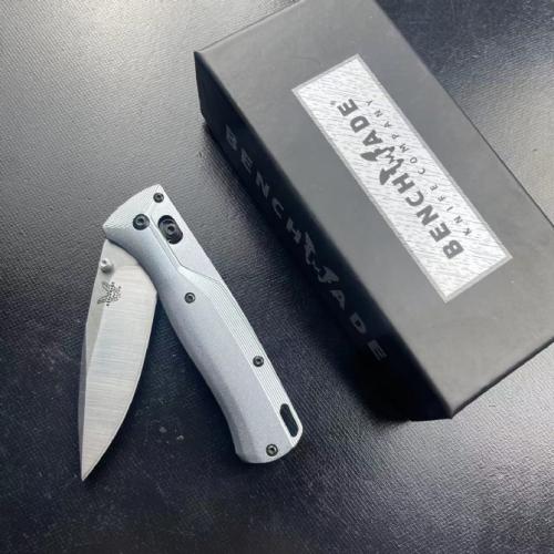 Butterfly 535 Folding Knife with Gray Aluminum Handle