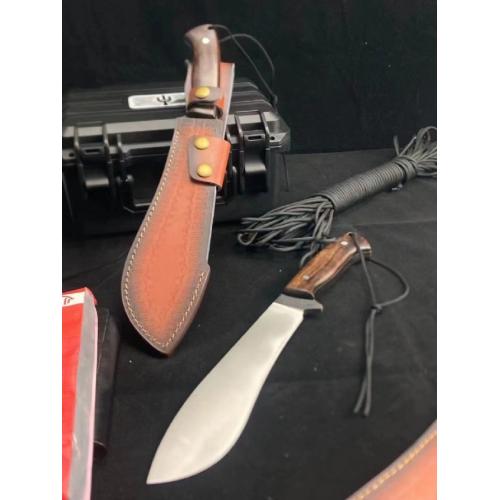 Introducing the New Heavy-Duty Kukri Knife with a Walnut Handle