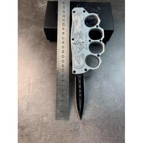 Introducing the 2024 Harley Motorcycle Gauntlet Spring-Assisted Knife.