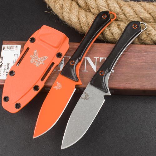 Introducing the 2024 Benchmade Butterfly 15201 Compact Fixed Blade Knife.