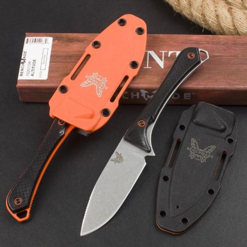 Introducing the 2024 Benchmade Butterfly 15201 Compact Fixed Blade Knife.