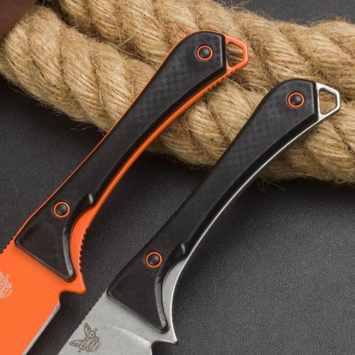 Introducing the 2024 Benchmade Butterfly 15201 Compact Fixed Blade Knife.