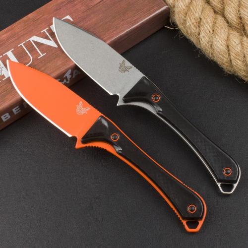Introducing the 2024 Benchmade Butterfly 15201 Compact Fixed Blade Knife.