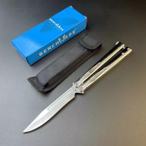Butterfly Knife with a Zinc-Aluminum Handle
