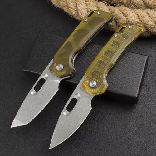 JJ102 PEI Handle Quick-Open Folding Knife