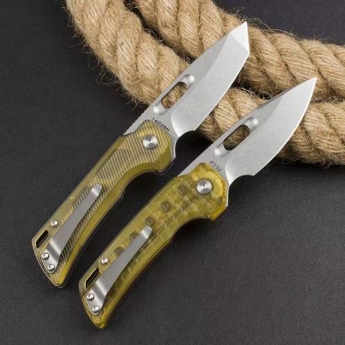 JJ102 PEI Handle Quick-Open Folding Knife