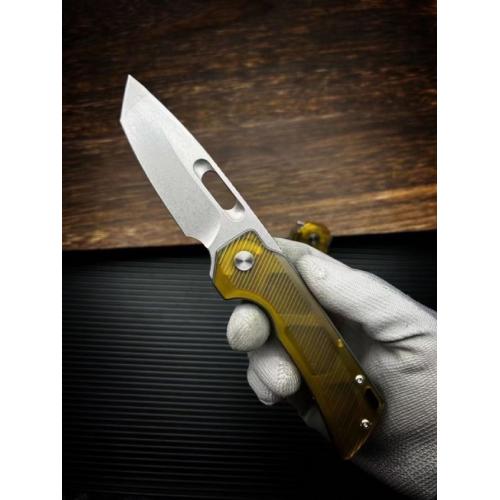 JJ102 PEI Handle Quick-Open Folding Knife