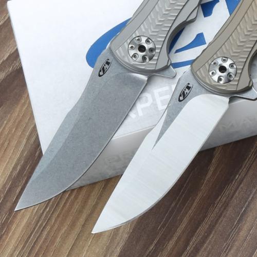 ZT0609 Titanium Folding Knife with Smooth Ceramic Bearings