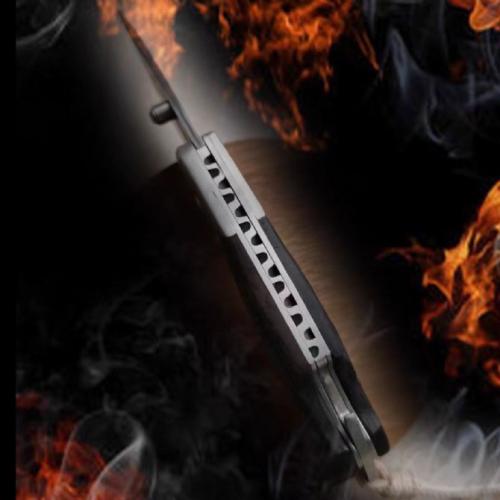 Leader Damascus Folding Knife