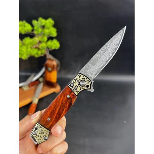 Elegant Empress Quick-Open Folding Knife