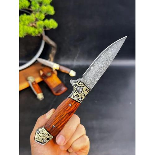 Elegant Empress Quick-Open Folding Knife