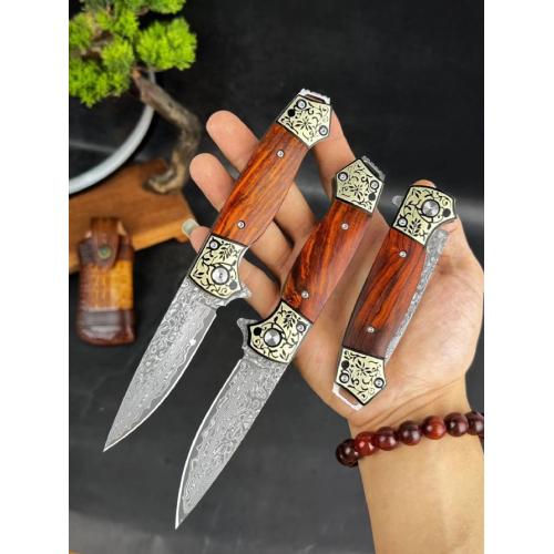 Elegant Empress Quick-Open Folding Knife